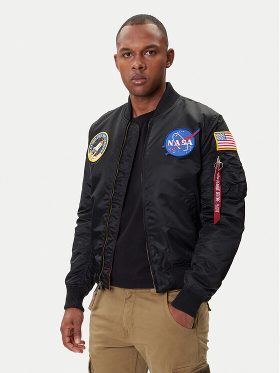alpha-industries-bomberjacke-200bbp-1.jpg Alpha Industries Bomberjacke Nasa 166107 Schwarz Regular Fit | Modivo.de – Bild 1