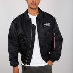 Alpha Industries CWU 45 Bomberjacke für Herren Black : Amazon.de: Fashion