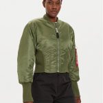 Alpha Industries Bomberjacke 148003 Grün Regular Fit | Modivo.de