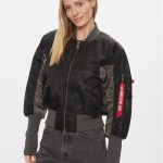 Alpha Industries Bomberjacke MA 1 Cyber 108008 Schwarz Regular Fit | Modivo.de