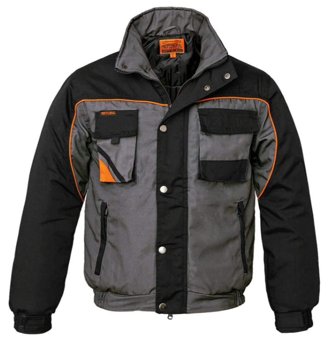 arbeitsjacke-herren-203tgu-1.jpg Artmas Arbeitsjacke Arbeitsjacke Winterjacke Jacke Herren gefüttert Schneejacke Short – Bild 1