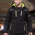 Terrax Workwear Arbeitsjacke 61534 Herren Berufsparka Arbeitsparka Softshell leicht wattiert