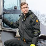Arbeitsjacke Winter Arbeitsjacke M AWG Mode Herren Thermo Arbeitsjacke Mit Leuchtfarben Und