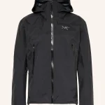 ARC'TERYX Hardshell Jacke BETA AR in schwarz