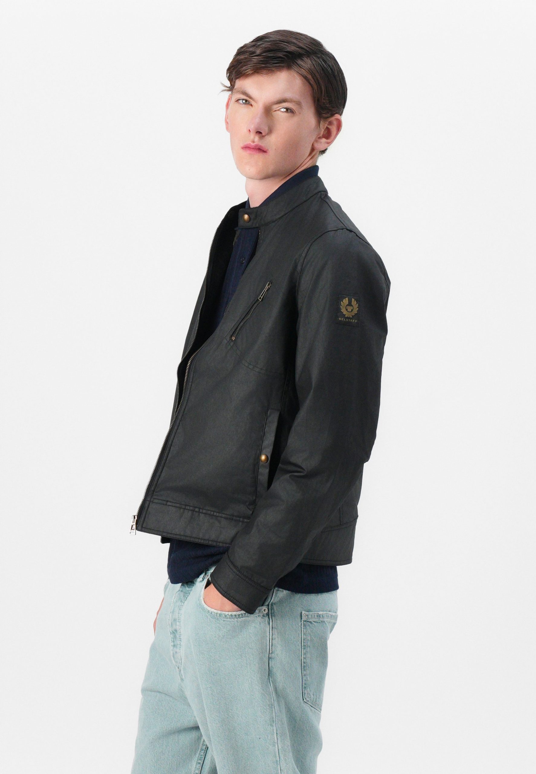 belstaff-jacke-017hue-1.jpg Belstaff SIDELINE JACKET Übergangsjacke black/schwarz Zalando – Bild 1
