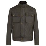 BELSTAFF Herren Wachsjacke Racemaster Jacket Faded Olive