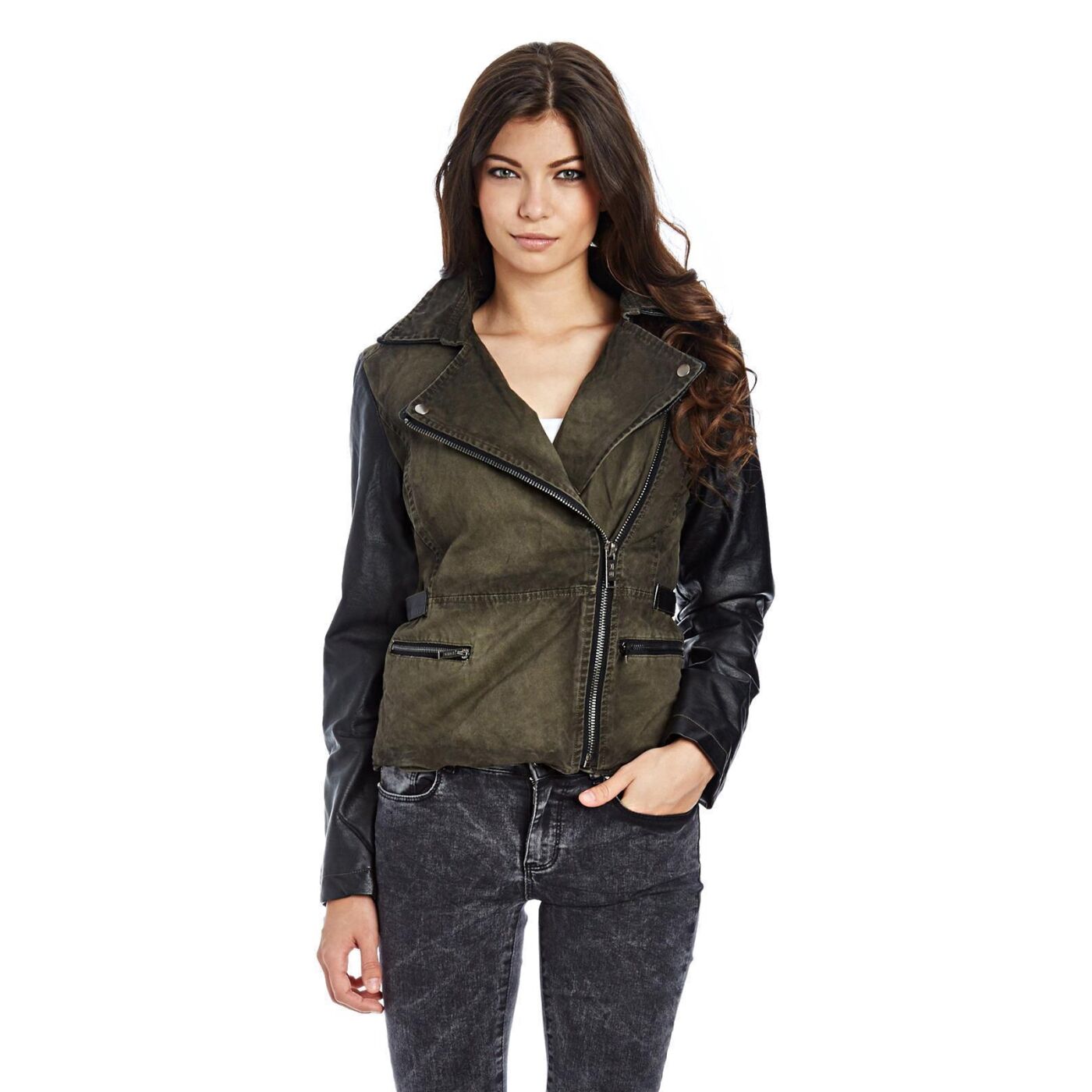 bikerjacke-damen-287ipx-1.jpg Red Bridge Damen Jacke Bikerjacke Frauen Übergangsjacke Steppjacke Kh, € 49,90 – Bild 1