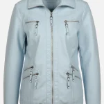 Damen Bikerjacke in Kunstleder