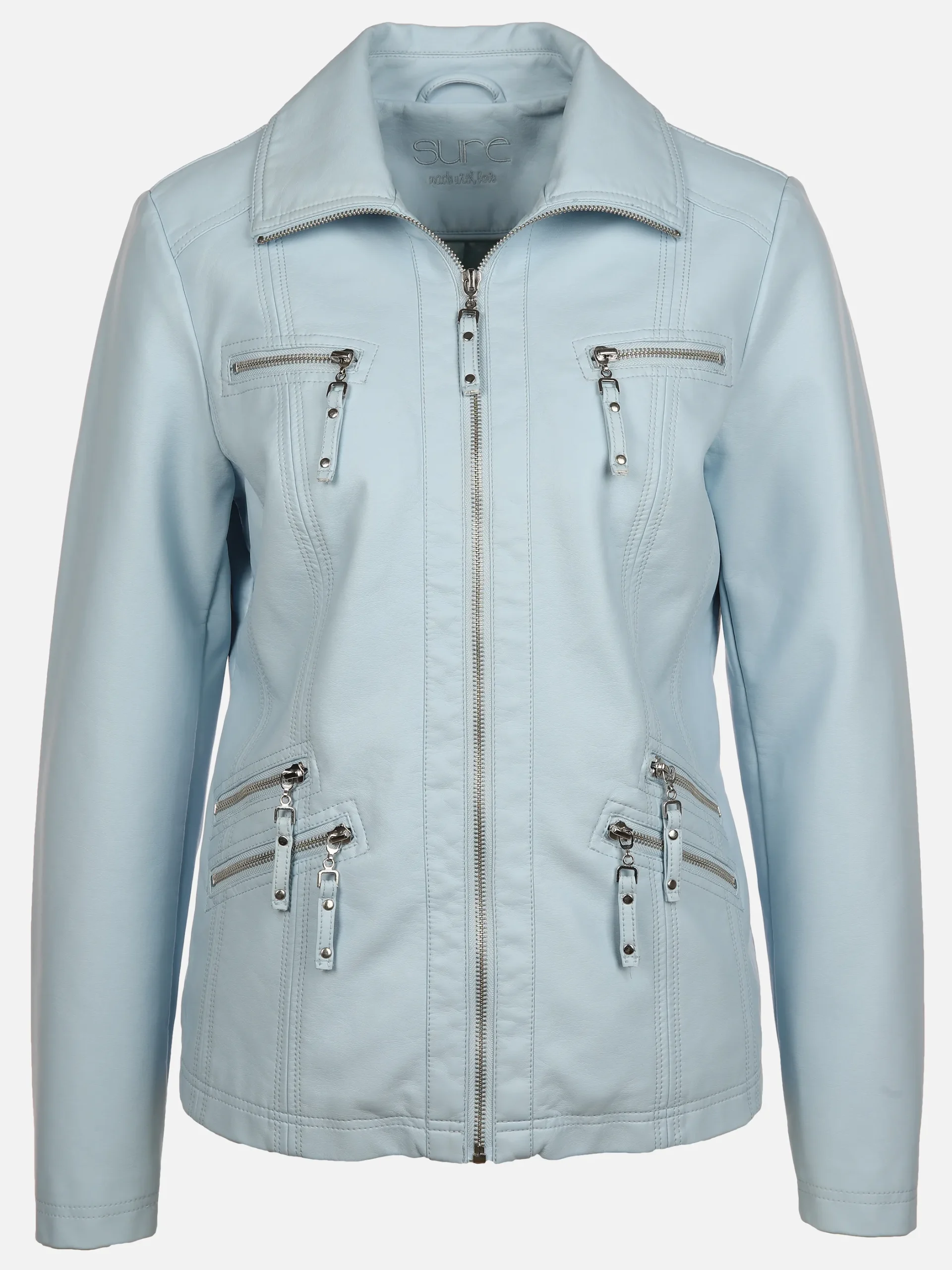 bikerjacke-damen-476vwv.webp Damen Bikerjacke in Kunstleder – Bild 1