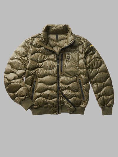 blauer-jacke-herren-059nqv-1.jpg Daunenjacke In Wellenoptik Mit Kleiner Tasche Daniel | Blauer ® – Bild 1