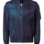 Blauer.USA Bomberjacke Blauer USA Herren Blouson, BLAUER USA Herren Bomber Übergang Jacken Mit Stehkragen