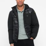 Blauer ALBERT Daunenjacke black/schwarz Zalando