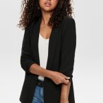ONLY ONLELLY 3/4 BLAZER Kurzmantel black/schwarz Zalando