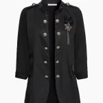Blazer im Military Style, schwarz | schwarz | 6 | 26476 820.6