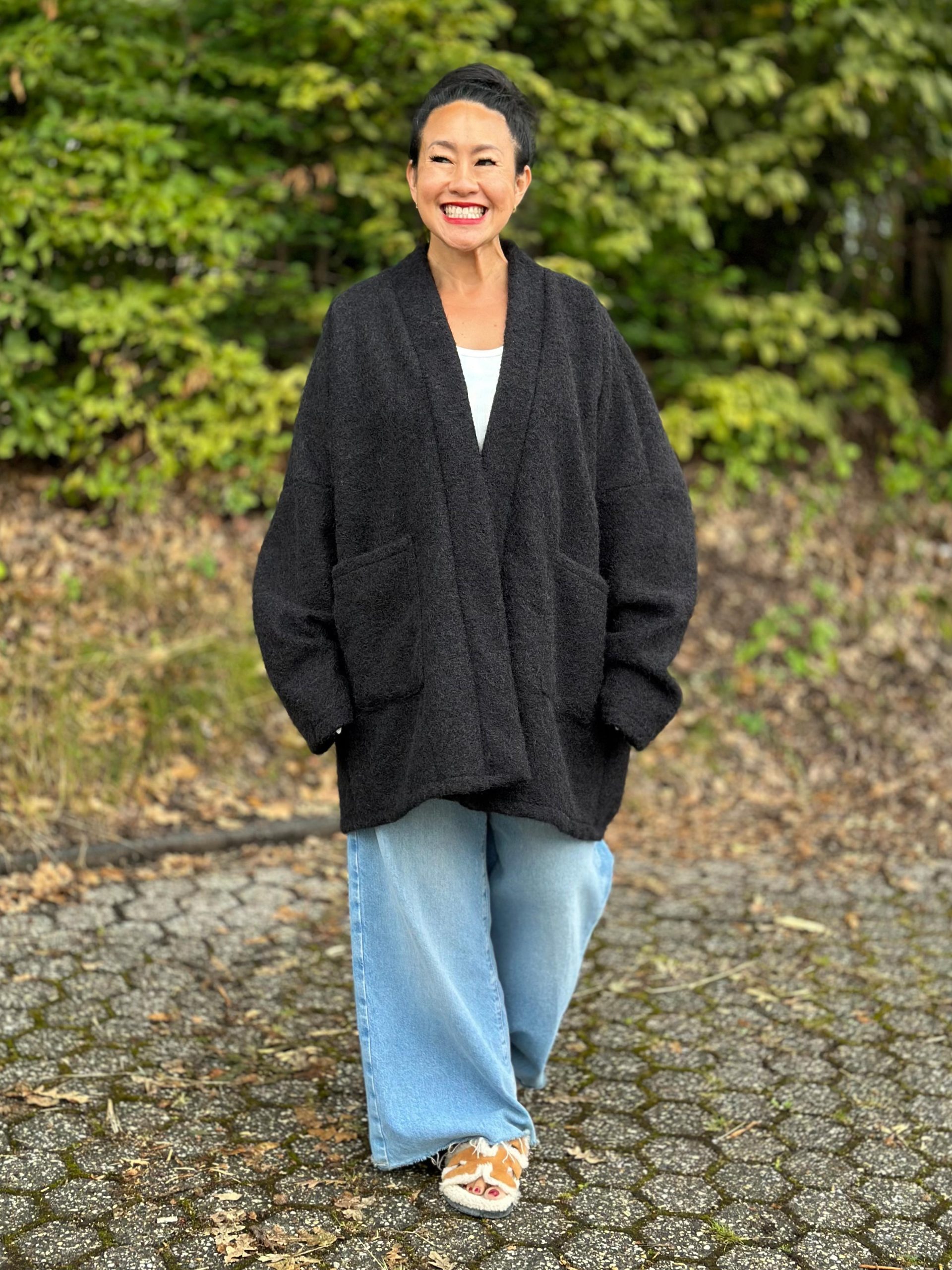 blazer-schwarz-510iry-1.jpg Oversize Blazer Jacke HENRY Schwarz – Bild 1