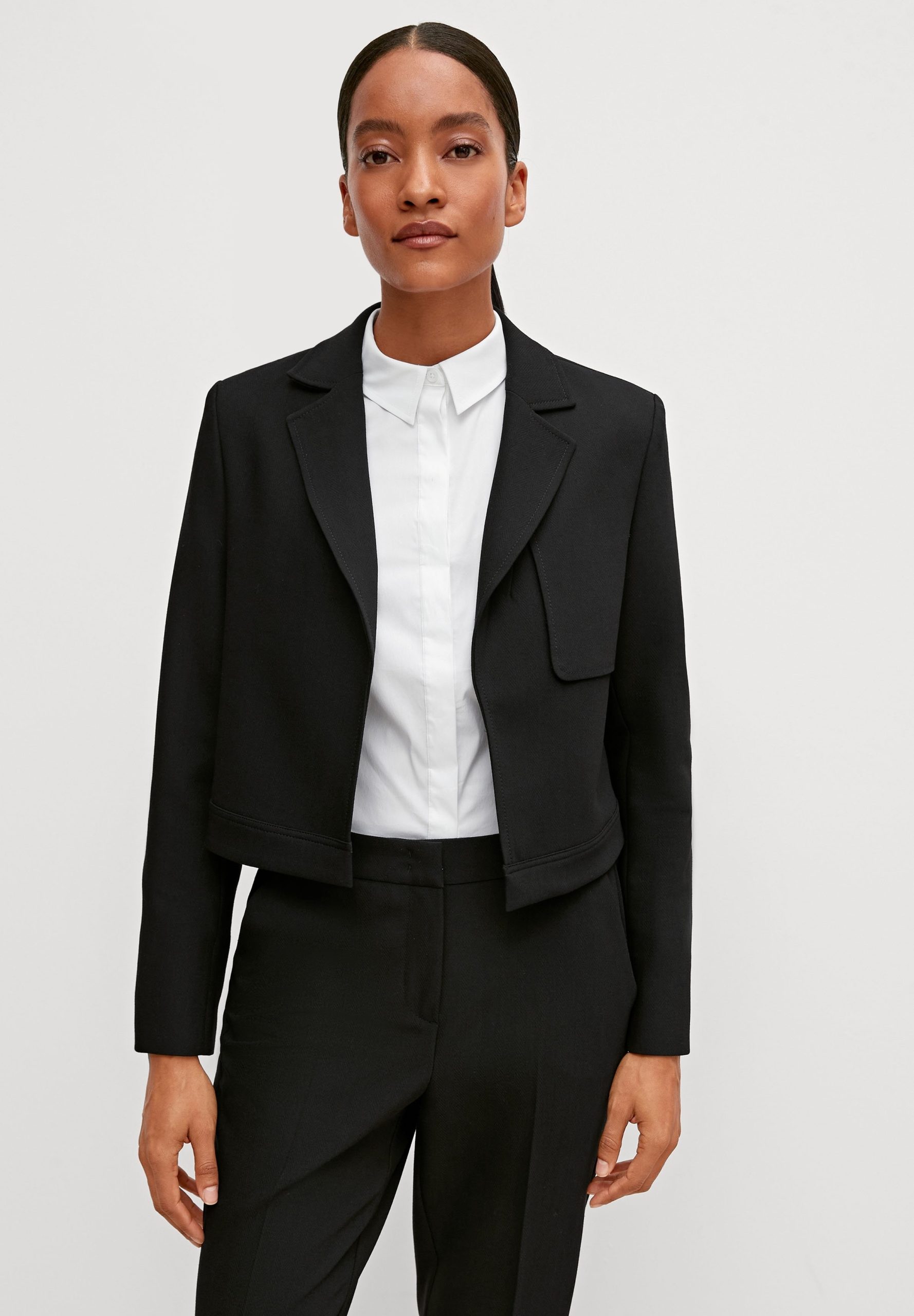 blazer-schwarz-554qih-1.jpg comma Blazer schwarz Zalando – Bild 1