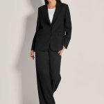 Klassischer, einreihiger Blazer in schwarz | MADELEINE Mode