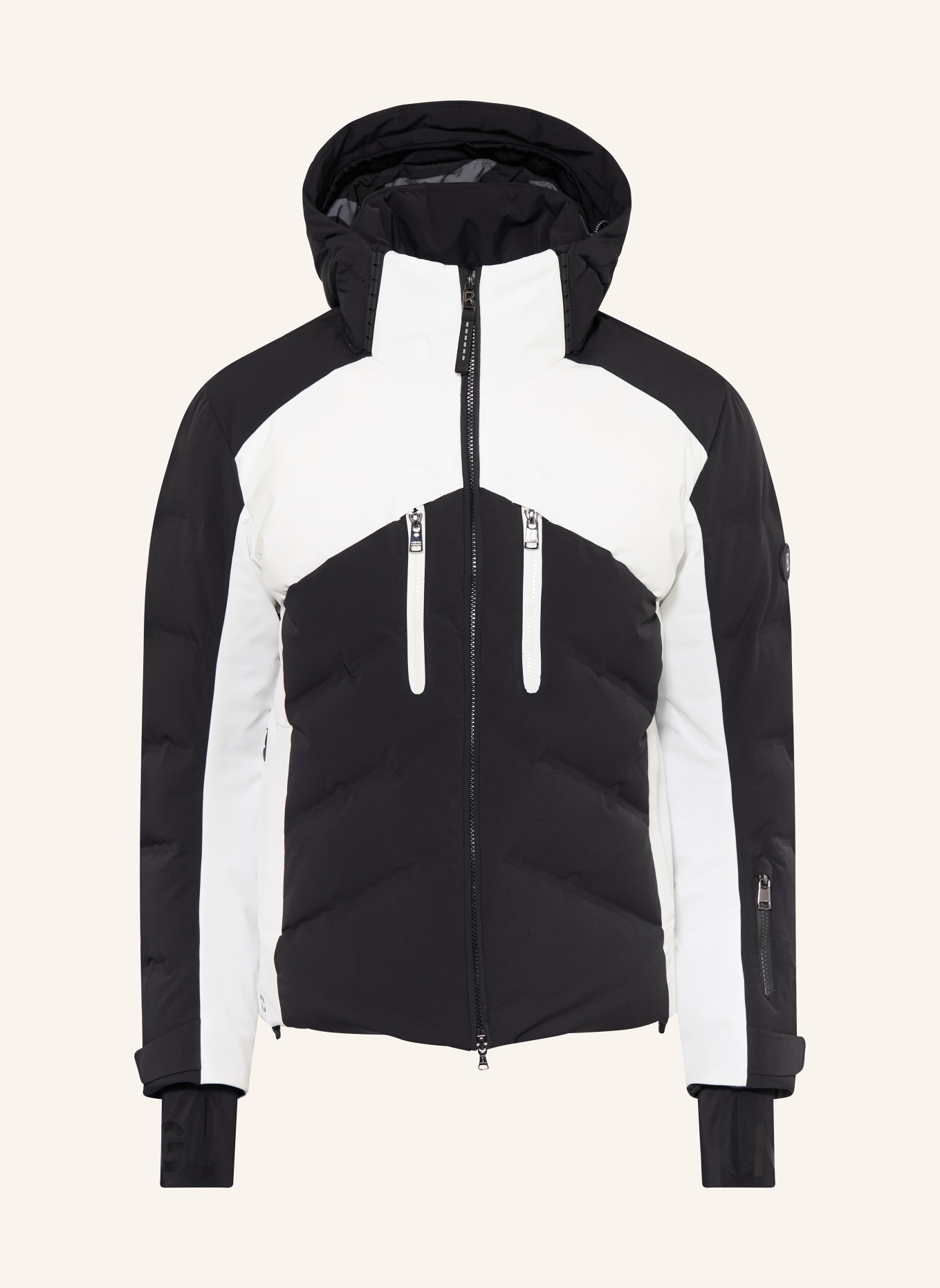 bogner-skijacke-herren-130qkr-1.jpg BOGNER Daunen Skijacke JERVIS D in schwarz / weiss – Bild 1