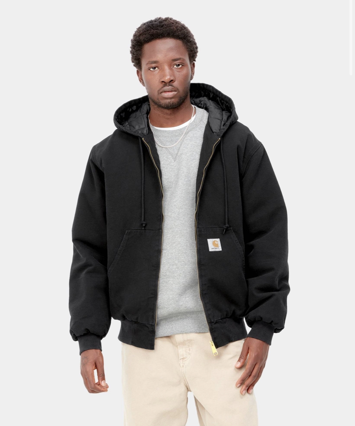 carhartt-winterjacke-599vuo-1.jpg Carhartt Wip OG Active Winterjacke Black Stone Washed (schwarz) gr. XXL meinsportline.de – Bild 1