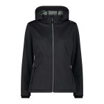 CMP Damen Softshelljacke Women Jacket Fix Hood 34A3096 antracite 38