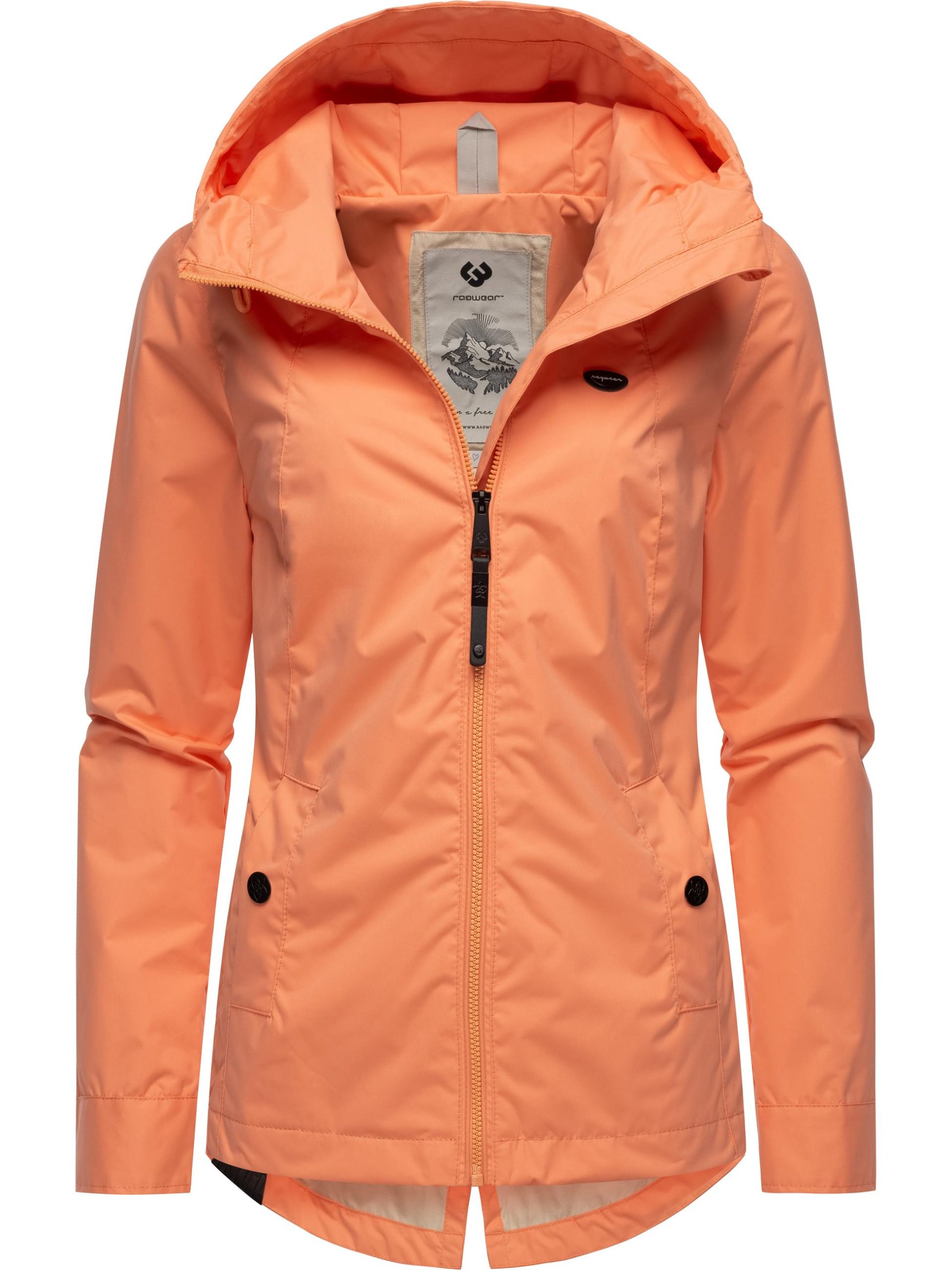 damen-uebergangsjacke-087bga.jpg RAGWEAR Leichte Übergangsjacke mit Kapuze "Monade Übergang" in Peach24, XS | YOUMODO – Bild 1