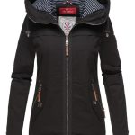 Navahoo Wekoo Damen Übergangsjacke mit Kapuze Schwarz Größe S Gr. 3, 89,95 €