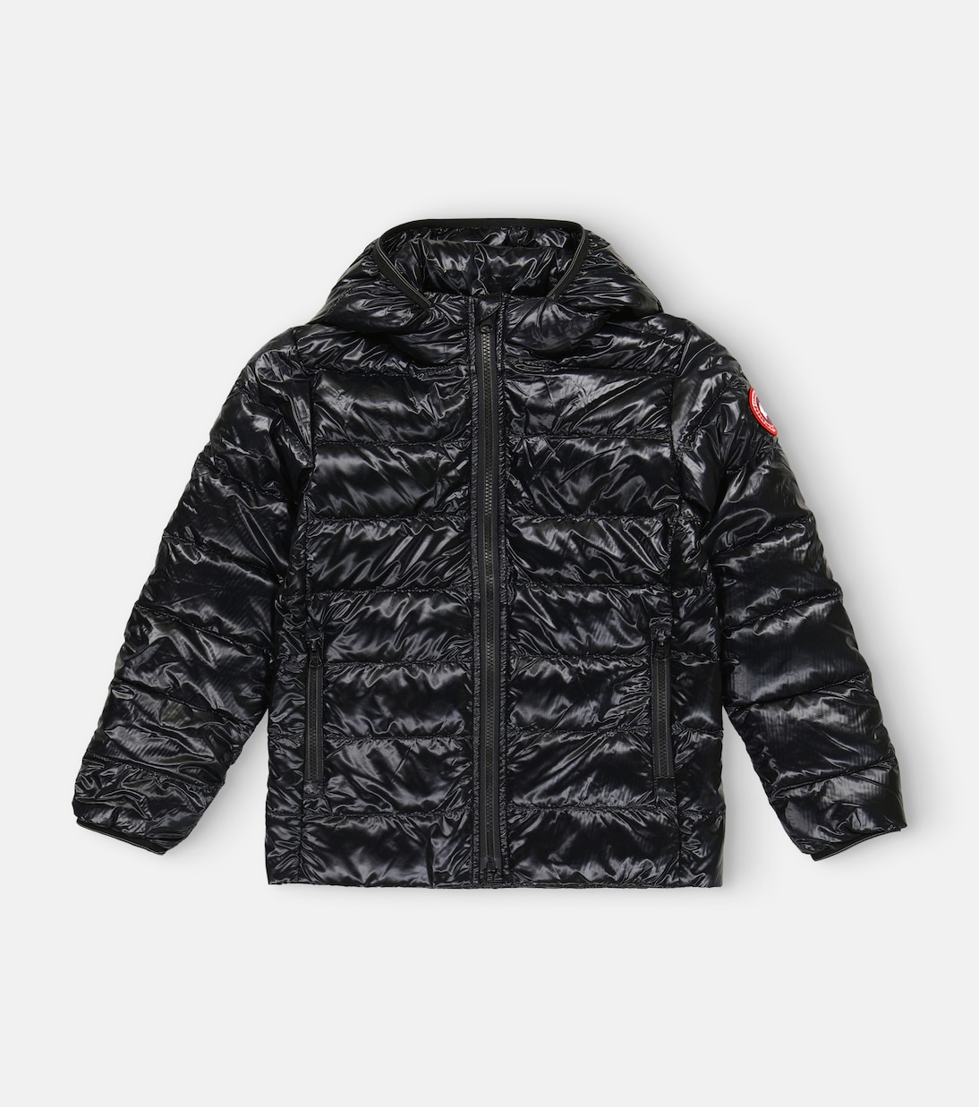 daunenjacke-kinder-679rom-1.jpg Daunenjacke Crofton Hoody in Schwarz Canada Goose Kids | Mytheresa – Bild 1