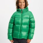 Kinderdaunenjacke mit Kapuze Pyrenex Sten Grün 8J