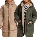 DIDRIKSONS Anna Wendeparka Damen grün/beige : Amazon.de: Fashion