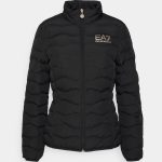 EA7 Emporio Armani JACKET Winterjacke black/gold coloured/schwarz Zalando