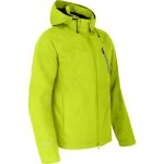 Bergson MOORE | Herren Rad Regenjacke, Netzfutter, 12000 mm Wassersäule leuchtend grün