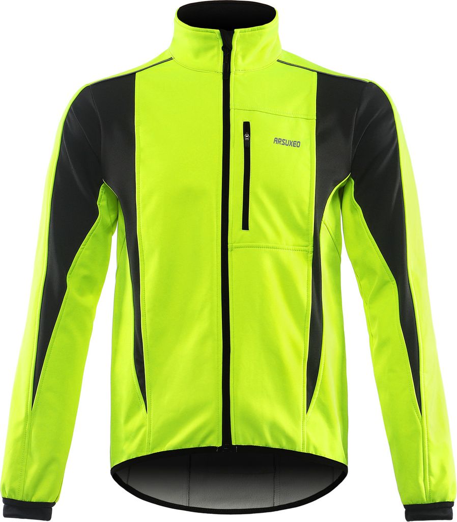 fahrradjacke-herren-344jsu-1.jpg Herren Radjacke wasserdicht winddicht Winter Thermal Atmungsaktiv Fahrradbekleidung Fahrradjacke (XL) – Bild 1