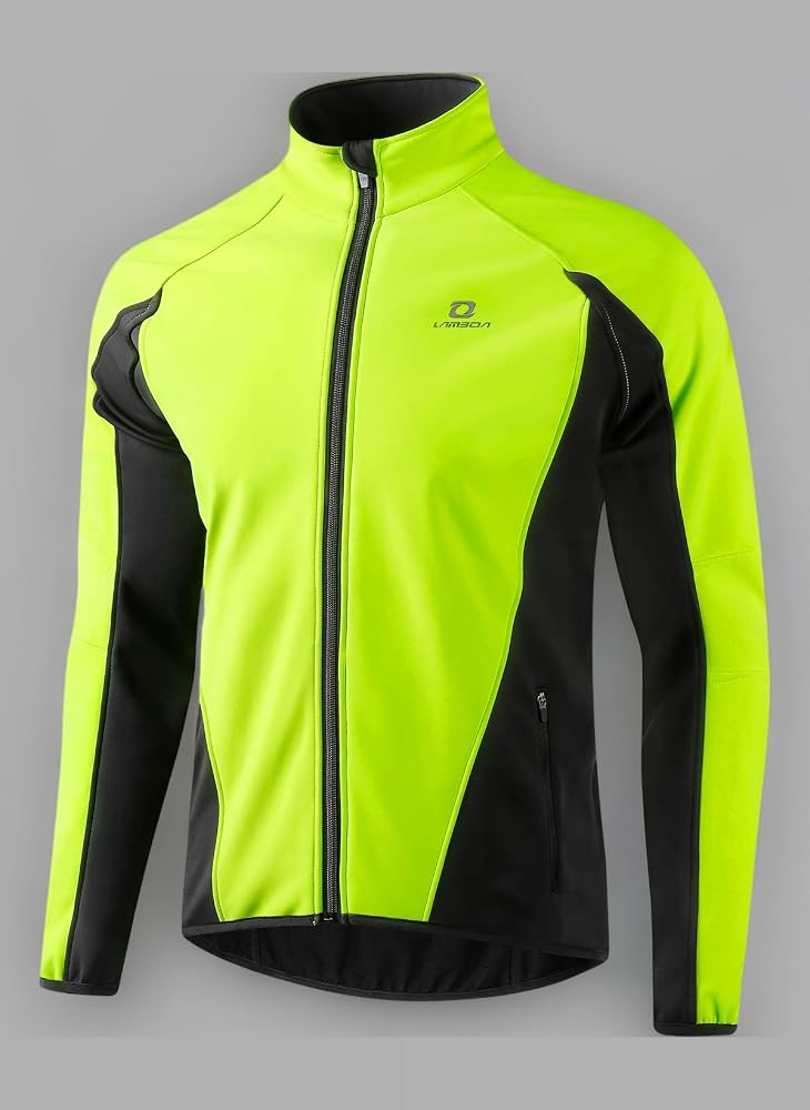 fahrradjacke-herren-531yzx-1.jpg LAMEDA Fahrradjacke Herren Winter Thermo Softshelljacke Radjacke Wasserdicht Winddicht Atmungsaktiv Reflektierend Laufjacke Herbst Damen für Radfahren ... – Bild 1