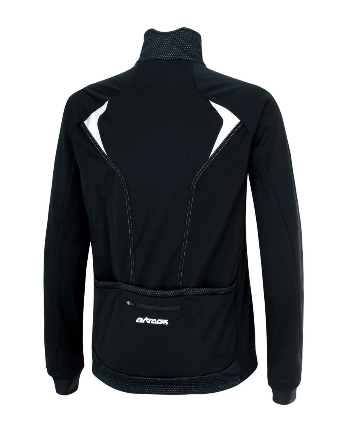 fahrradjacke-herren-592crw-1.jpg Herren Winter Thermo Fahrradjacke Pro Team II Schwarz – Bild 1