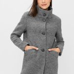 Fuchs Schmitt Wollmantel Wollmantel Mit Rundhalsausschnitt