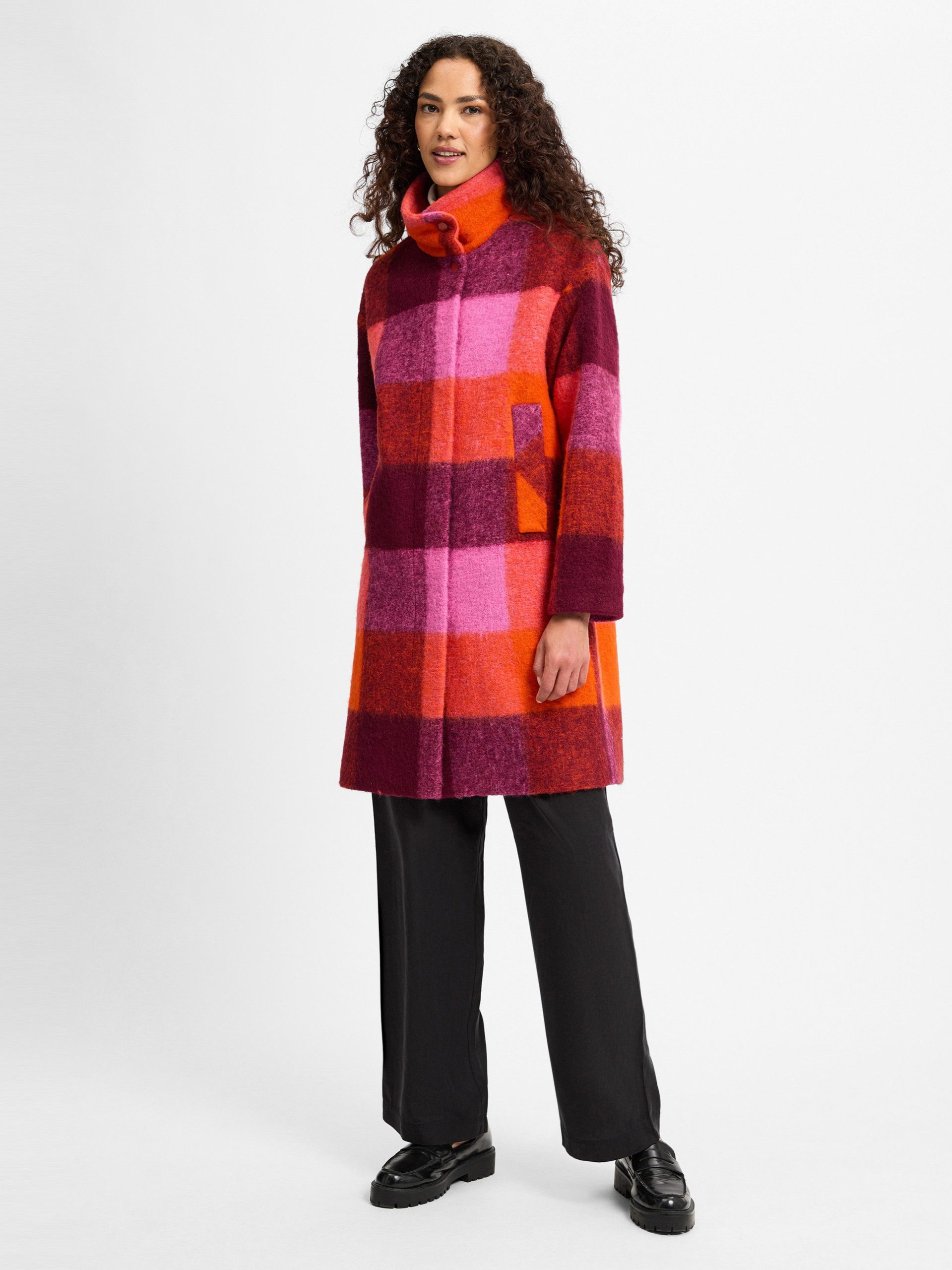 fuchs-schmitt-mantel-463vyp-1.jpg Fuchsschmitt Fuchs Und Schmitt Mantel Kariert Wollmantel Damen Fuchs Schmitt Fuchs Schmitt Wollmantel – Bild 1
