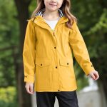 Regenjacke Mädchen Wasserdicht Windbreaker Mädchen Jungen Gefütterte Regenmäntel mit Kapuze Leichte Regenjacken Reißverschluss Kapuzenjacke Outdoor Jacke : Amazon.de: Fashion
