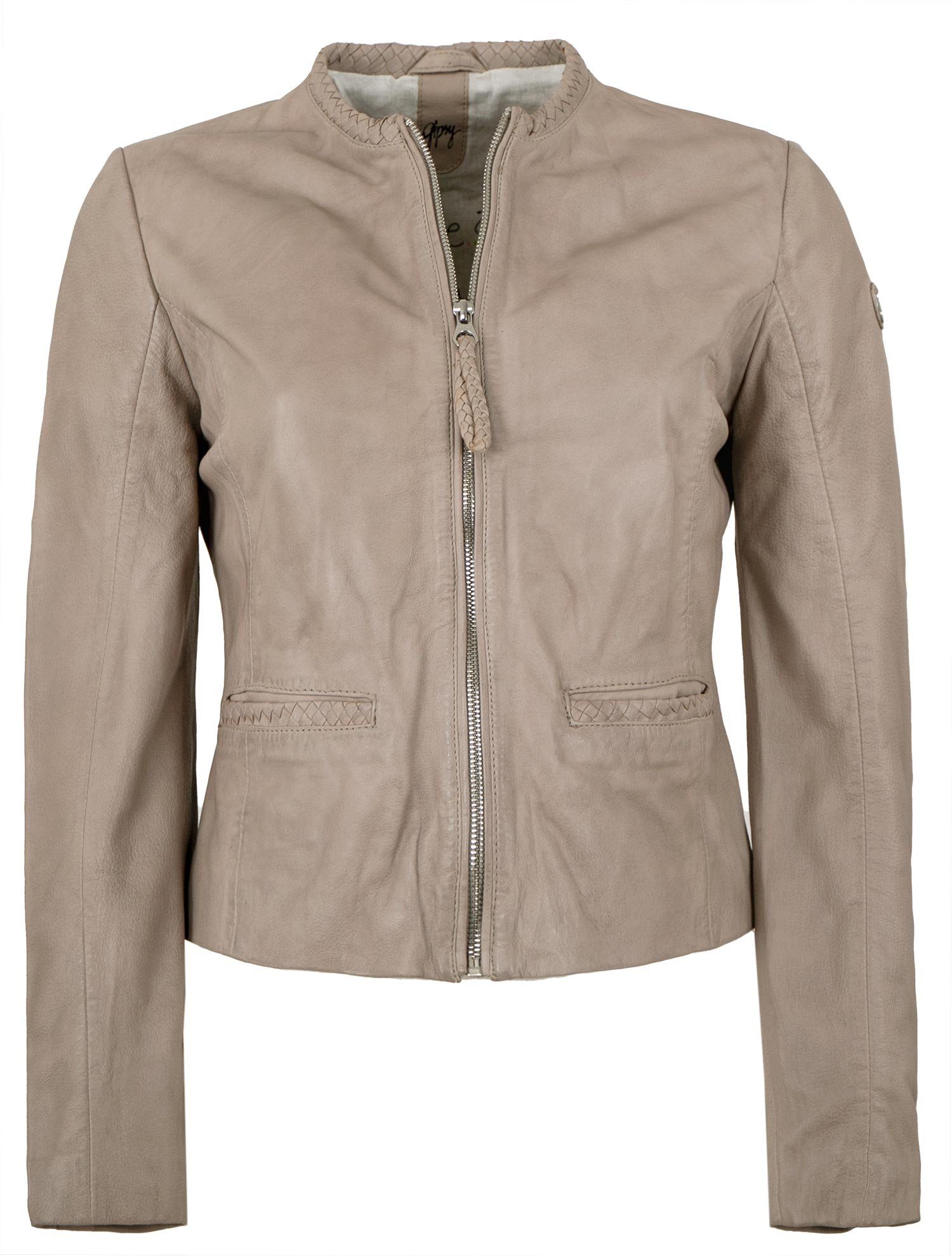 gipsy-lederjacke-damen-064gnb-1.jpg Gipsy Damen Lederjacke GWZai S22 Lastav in silver grey – Bild 1