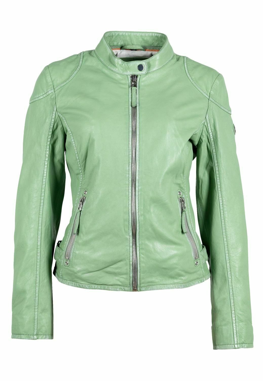 gipsy-lederjacke-damen-277odj-1.jpg Gipsy by Mauritius WFAIZA Lederjacke green/grün Zalando – Bild 1