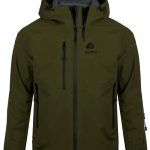 GUGGEN Mountain Hardshelljacke Herren Allwetter Hardshelljacke Regenjacke H07 Sport 3L Wanderjacke wasserdichte Membran, versiegelte Nähte, 4 Wege Stretch, Skipasstasche