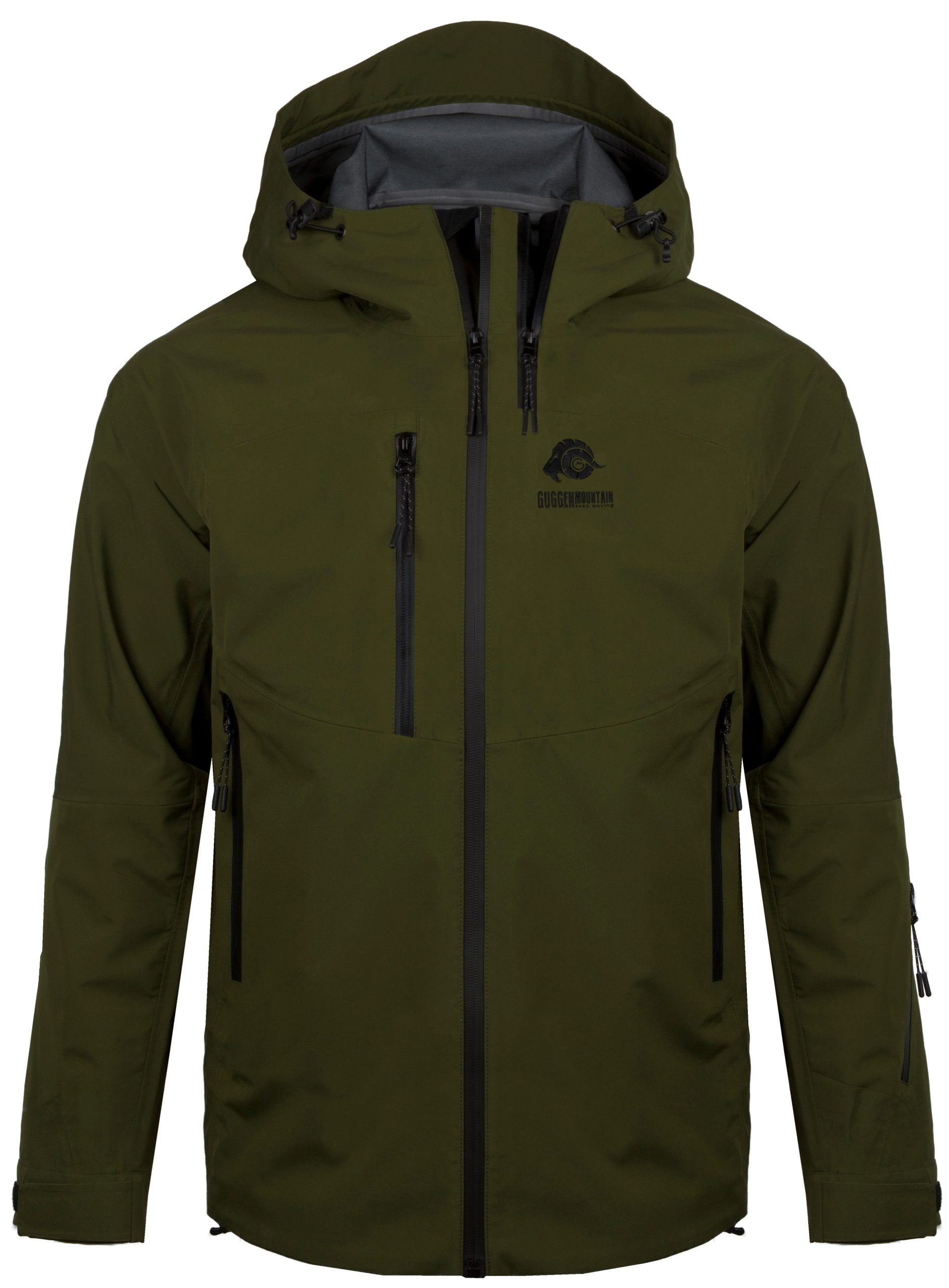 hardshelljacke-herren-181kmk-1.jpg GUGGEN Mountain Hardshelljacke Herren Allwetter Hardshelljacke Regenjacke H07 Sport 3L Wanderjacke wasserdichte Membran, versiegelte Nähte, 4 Wege Stretch, Skipasstasche – Bild 1