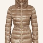 HERNO Daunenjacke CLAUDIA mit abnehmbarem Kunstpelz in 2600 tortora
