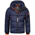 Geo Norway Winterjacke Herren Winter Jacke Steppjacke H 300, Sehr warme Herren Winterjacke / Top Qualität und hochwertige Verarbeitung