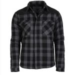 Holzfäller Lumberjacket schwarz grau Armeeladen24