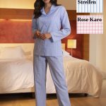 Damen Pyjama Novila|Damen Schlafanzug|Novila Pyjama|Pyjama 7/8 Damen TEXTILE TRÄUME Edle Heimtextilien