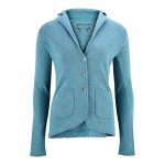 Jersey Blazer Damen – light turquoise