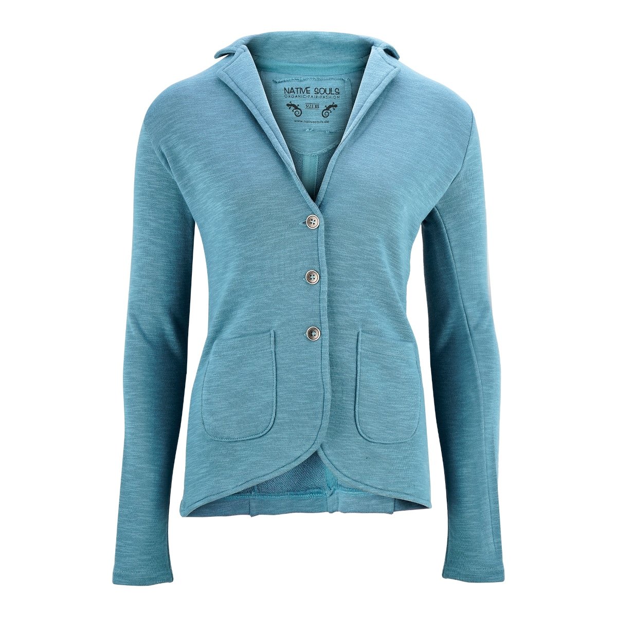 jersey-blazer-damen-183uin-1.jpg Jersey Blazer Damen – light turquoise – Bild 1