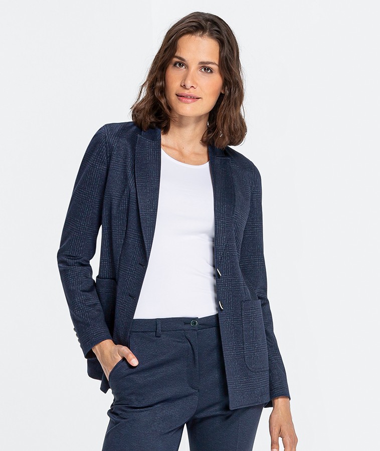 jersey-blazer-damen-779eun-1.jpg GREIFF Damen Jersey Langblazer CASUAL, Regular Fit – Bild 1