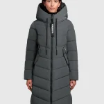 Khujo Wintermantel Mikia2 foam green