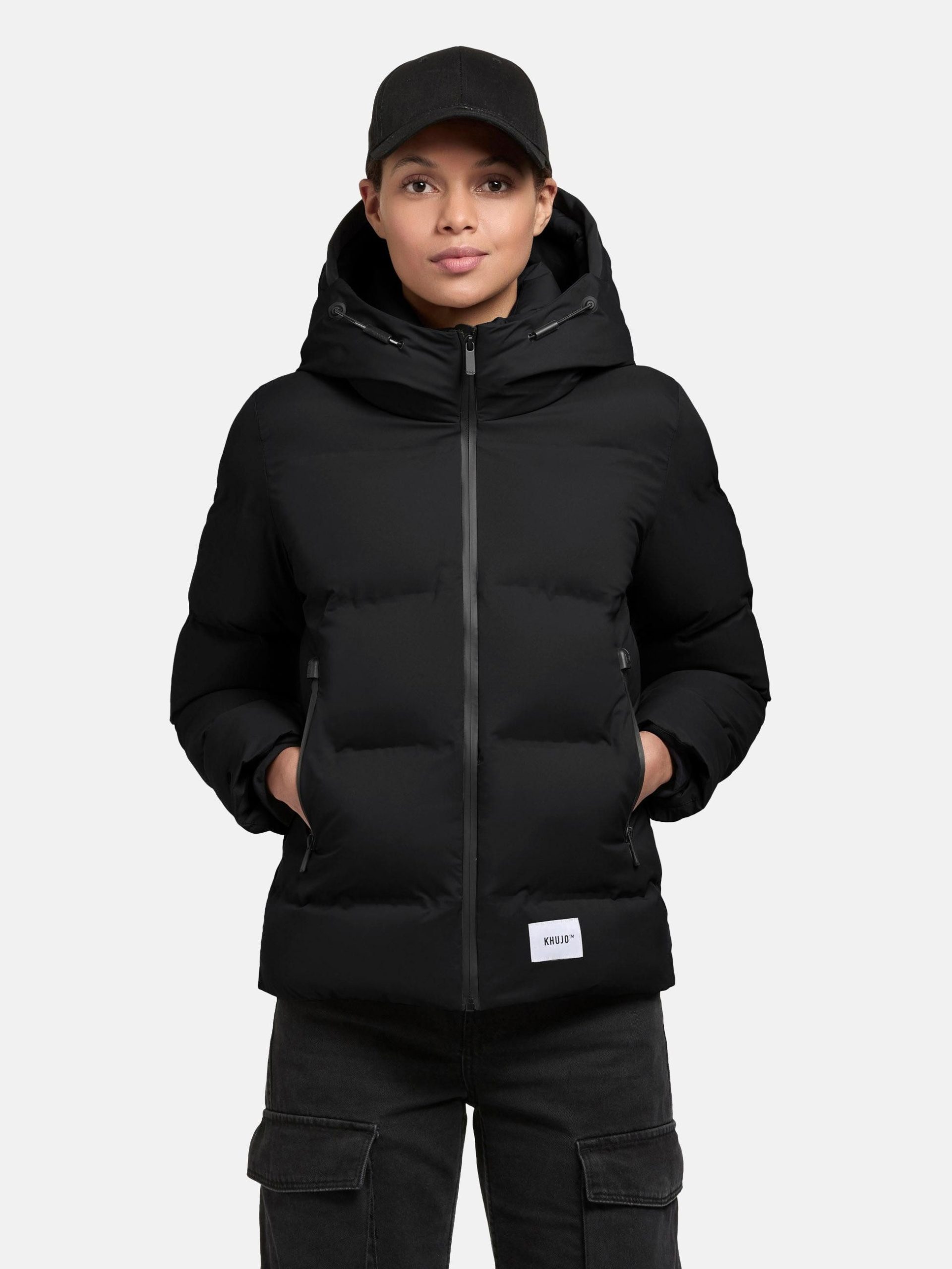 khujo-winterjacke-damen-062fpn-1.jpg khujo Winterjacke Liev YM Warme gesteppte Damen Kapuzenjacke – Bild 1